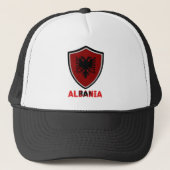 Albanese vlag trucker pet (Voorkant)