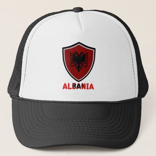 Albanese vlag trucker pet (Voorkant)