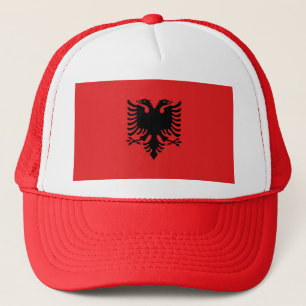 Albanese vlag trucker pet