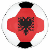 Albanese vlag voetbal (Voorkant)