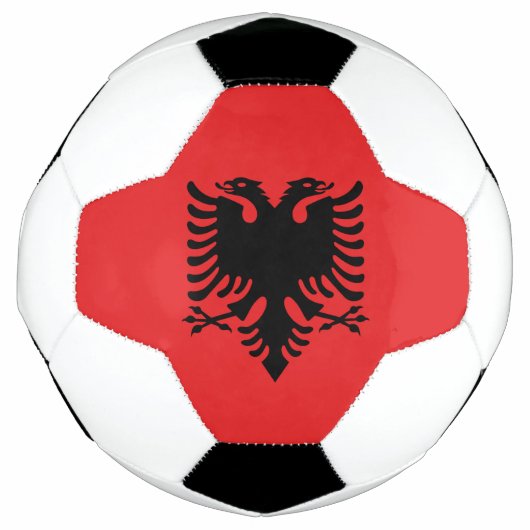 Albanese vlag voetbal (Voorkant)