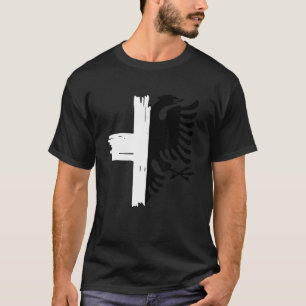 Albanese vlag Zwitserland Albanees vriendschap T-shirt