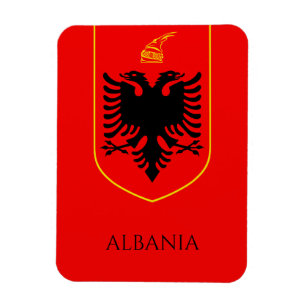Albanese Wapen Nationaal Erfgoed Kunst Magneet