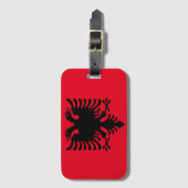 Albanese wapenstilstand bagagelabel (Voorkant (verticaal))