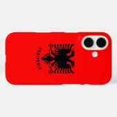 Albanese wapenstilstand Case-Mate iPhone case (Achterkant (horizontaal))