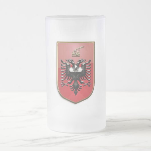 Albanese wapenstilstand matglas bierpul (Center)