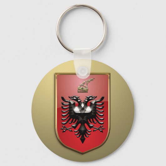 Albanese wapenstilstand sleutelhanger (Voorkant)