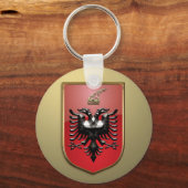 Albanese wapenstilstand sleutelhanger (Voorkant)