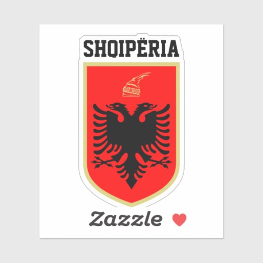 Albanese wapenstilstand sticker (Vel)