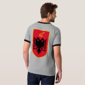 Albanese wapenstilstand t-shirt (Achterkant volledig)