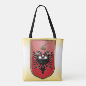 Albanese wapenstilstand tote bag (Achterkant)