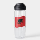 Albanese wapenstilstand, vlag, Albanië Waterfles (Achterkant)