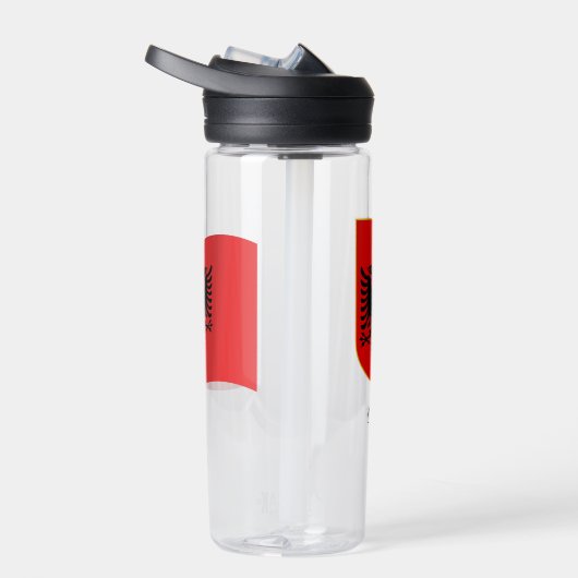 Albanese wapenstilstand, vlag, Albanië Waterfles (Rechts)