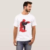 Albanese zegel t-shirt (Voorkant volledig)