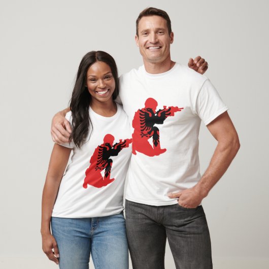 Albanese zegel t-shirt (Unisex)