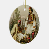Albanezen, huurlingen in het Ottomaanse leger, caf Keramisch Ornament (Rechts)