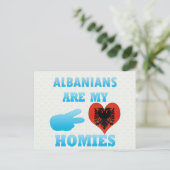 Albanezen zijn mijn Homies Briefkaart (Staand voorkant)