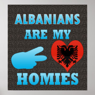 Albanezen zijn mijn Homies Poster