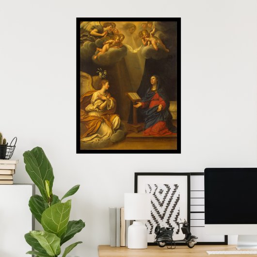 Albani Francesco Annunciation Poster (Thuiskantoor)