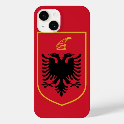 albania emblem Case-Mate iPhone case (Achterkant)