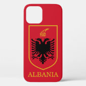 albania emblem Case-Mate iPhone case (Achterkant)