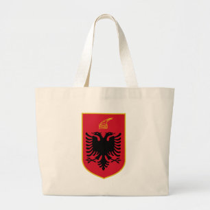 albania emblem grote tote bag