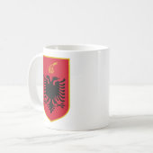 albania emblem koffiemok (Voorkant links)