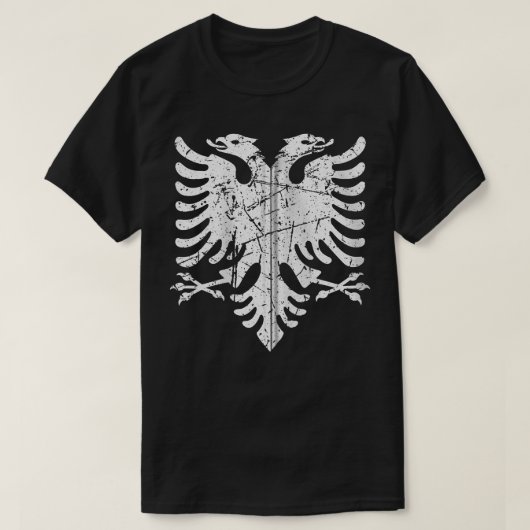 Albania Flag Eagle Albanian Kosovo Design Zip Hood T-shirt (Design voorkant)