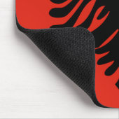 albania flag mousepad muismat (Hoek)