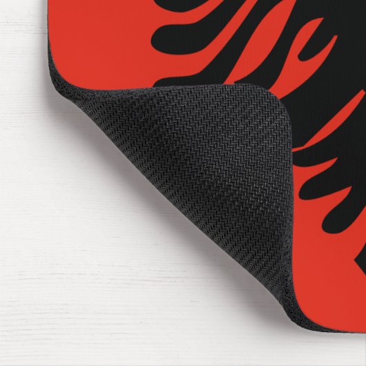 albania flag mousepad muismat (Hoek)