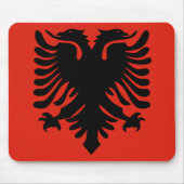 albania flag mousepad muismat (Voorkant)
