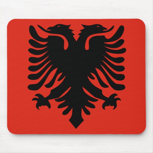 albania flag mousepad muismat (Voorkant)