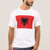 Albania Flag T-Shirt, Patriotic T-Shirts, T-shirt (Voorkant)