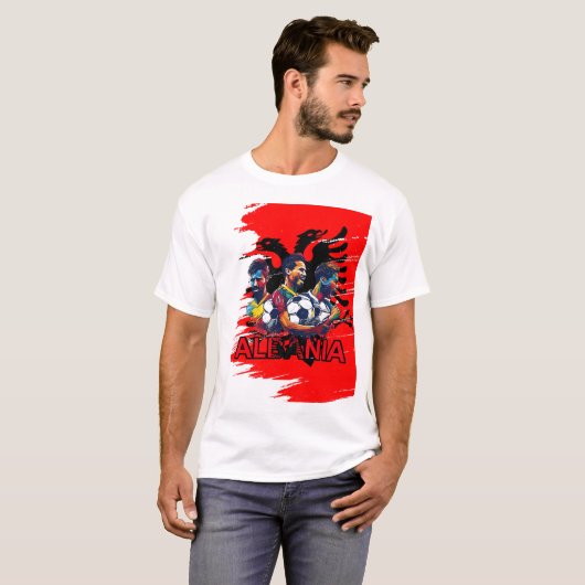 ALBANIA  T-SHIRT (Voorkant volledig)