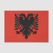 albania vlag tissuepapier (Voorkant)