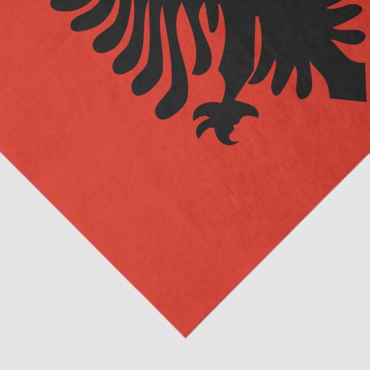 albania vlag tissuepapier (Detail)