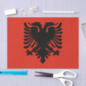 albania vlag tissuepapier (Craft)