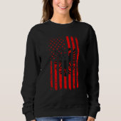 Albanian American Flag Albania America Pride Herit Trui (Voorkant)