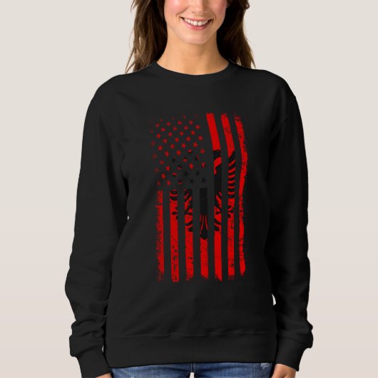 Albanian American Flag Albania America Pride Herit Trui (Voorkant)