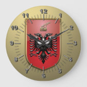Albanian Coat of arms Grote Klok (Voorkant)