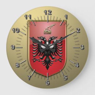 Albanian Coat of arms Grote Klok