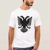 Albanian eagle T-shirt uit Albanees bloed t shirt (Voorkant)