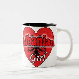 Albanian Girl Tweekleurige Koffiemok