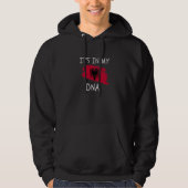 Albanian It's in my DNA Patriotic Albania Country Hoodie (Voorkant)