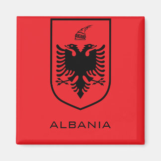 Albanian National Coat of Arms Heritage Ink Magneet