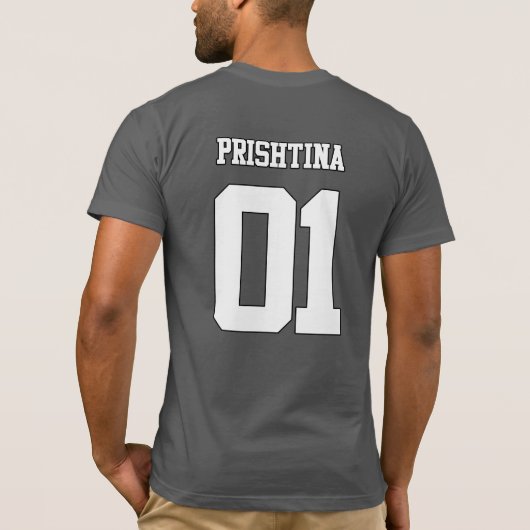 Albanian Shirt 01-Prishtina (Achterkant)