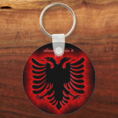albanianeagle , albanezen doen het best sleutelhanger (Voorkant)