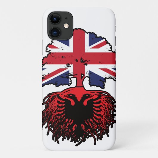 Albanië Albanees Brits Verenigd Koninkrijk Case-Mate iPhone Case (Achterkant)