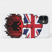 Albanië Albanees Brits Verenigd Koninkrijk Case-Mate iPhone Case (Achterkant (horizontaal))