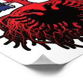 Albanië Albanees Brits Verenigd Koninkrijk Poster (Hoek)